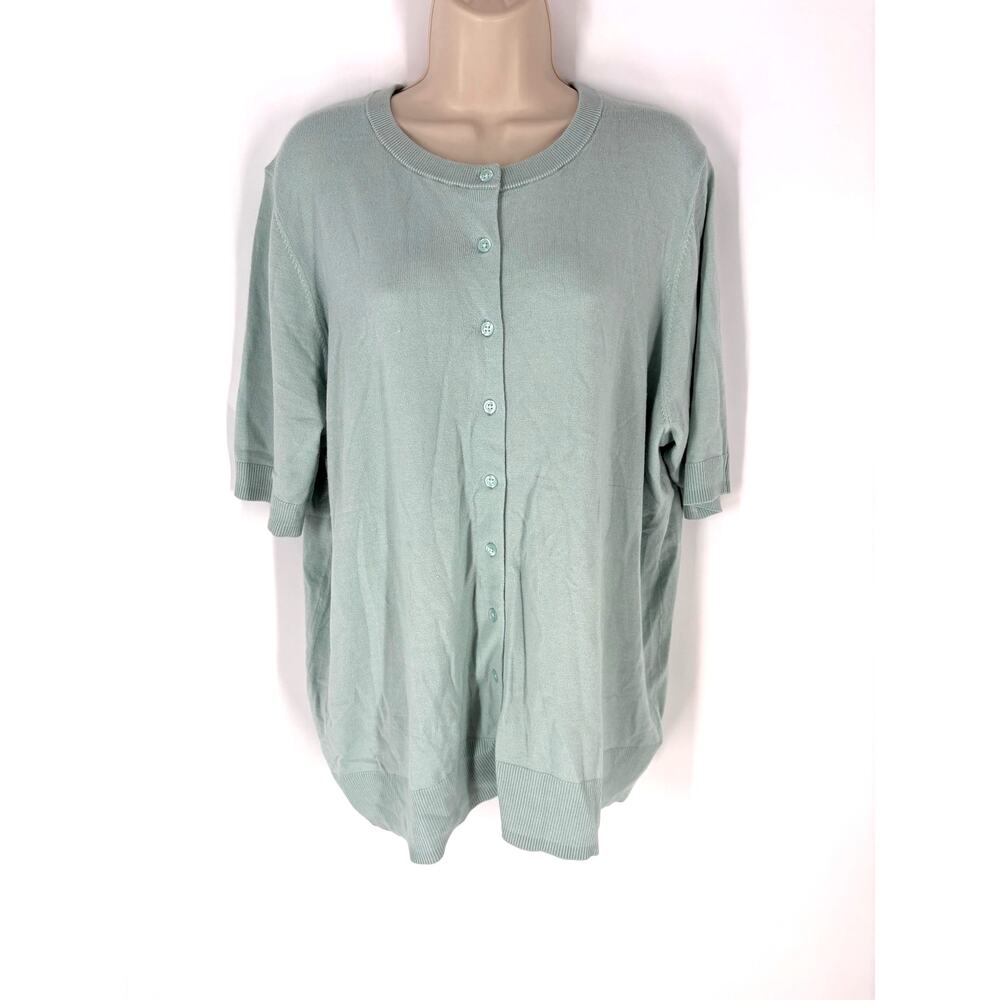 Torrid Short Sleeved Mint Sweater (B11)